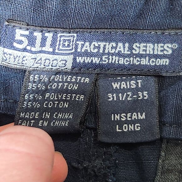 511 Tactical Pants‎ Mens 31-1/2x35 Cargo EMS Police Utility Workwear Techwear - Picture 9 of 10